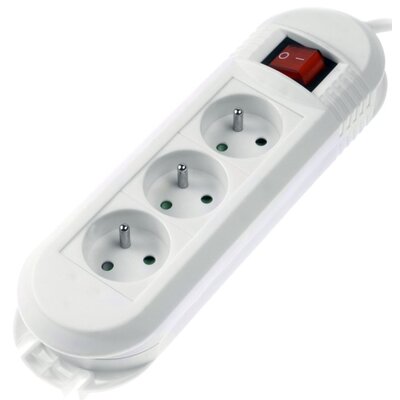 Listwa zasilająca HAMA Comfort 3GN 3m Biały P2223753