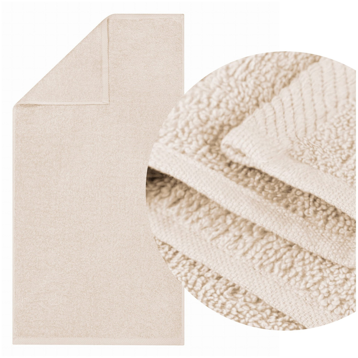 Ręcznik 100 x 150 Bawełna Bari 500g/m2 Beż