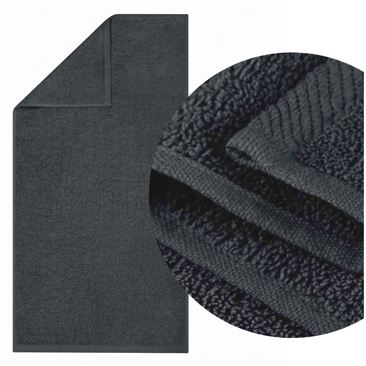 Ręcznik 70 x 140 Bawełna Bari 500g/m2 Grafit