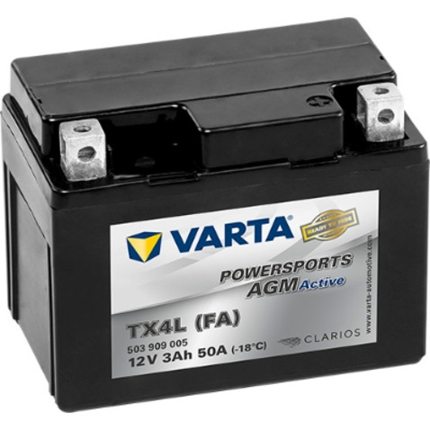 Akumulator VARTA 12V 3Ah 50A 503909005A512  w 24 h. Do 100 dni na zwrot. 100 tys. Klientów.