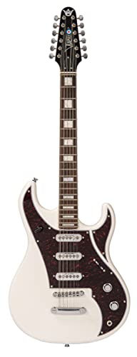 SAFFIRE 12 GITARA ELEKTRYCZNA - Vintage BIAŁA