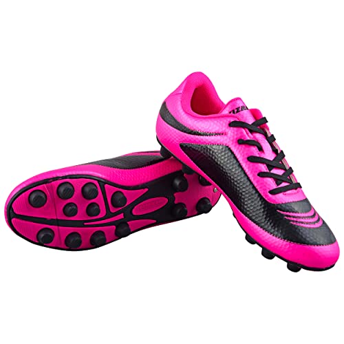 VIZARI Infinity Fg, buty dziecięce unisex Różowy Czarny 2 UK