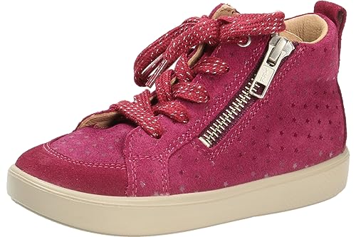 Superfit Dziewczęce sneakersy Supies, czerwony 5000, 22 EU Schmal