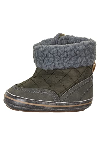 Sterntaler Chłopięce buty dziecięce ze wzorem pikowan, ciemnozielony, 22 EU