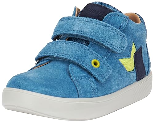 Superfit Chłopięce sneakersy Supies, Niebieski pomarańczowy 8010, 22 EU Schmal