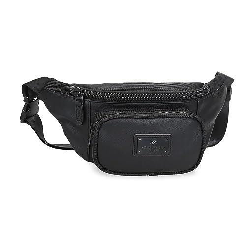 Pepe Jeans Egham Z paskiem na biodro Czarny 30x13x5 cms Poliester, czarny, Talla única, Fajka