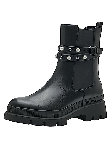 Tamaris Damskie botki 1-1-25444-41, czarny, 39 EU