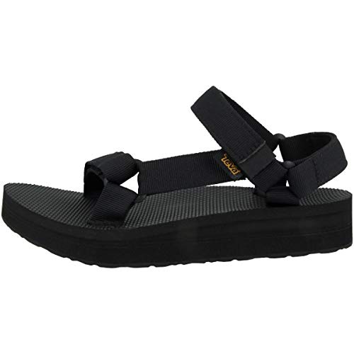 Teva W Midform Universal Sandały Damskie, Czarny, 43 EU