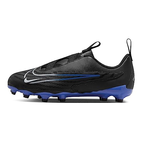 Nike Jr Phantom Gx Academy Fg/Mg sneakersy chłopięce, Black Chrome Hyper Royal, 38.5 EU