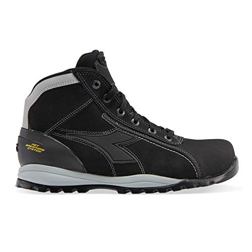 Diadora Męskie buty typu Glove Tech Hi Pro S3 SRA HRO ESD, czarny - czarny - 46 EU
