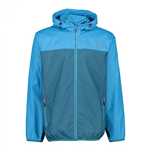 CMP męska kurtka przeciwdeszczowa ze stałym kapturem, Deep Lake, 46