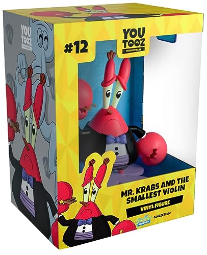 Youtooz Mr Krabs and The Smallest Violin 11 cm figurka winylowa, oficjalna licencjonowana kolekcja Mr. Krabs and The Smallest Violin od Spongebob Squarepants by Youtooz Spongebob Squarepants