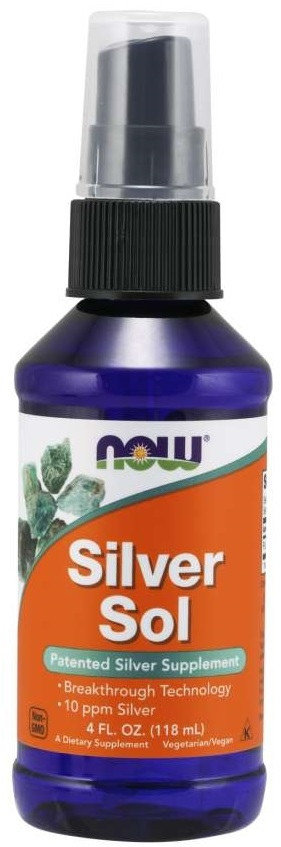 Now Foods, Silver Sol, Srebro 10 Ppm, 11