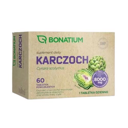 Bonatium Karczoch, 60 tabletek powlekanych