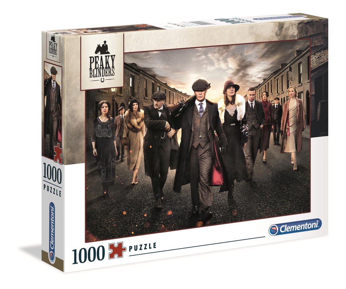 Clementoni puzzle Peaky Blinders, walizka