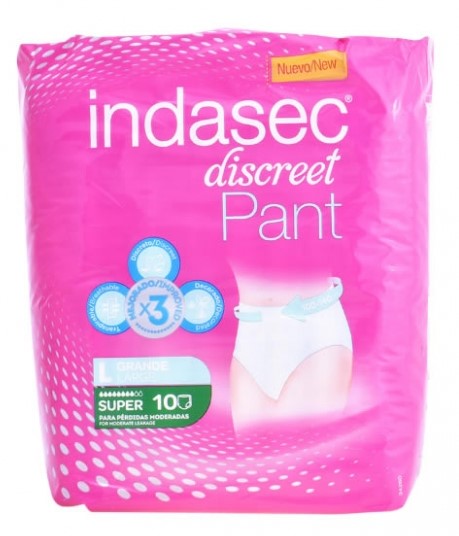 Wkładki urologiczne Indasec Pant Super Large Size 10 Units (8410520055671)