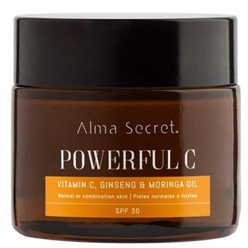 Krem przeciwsłoneczny Alma Secret Powerful C Antiedad Iluminadora Moringa SPF30 50 ml (8436568711164)