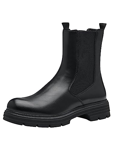 Tamaris Damskie botki 1-1-25437-41, czarny, 37 EU
