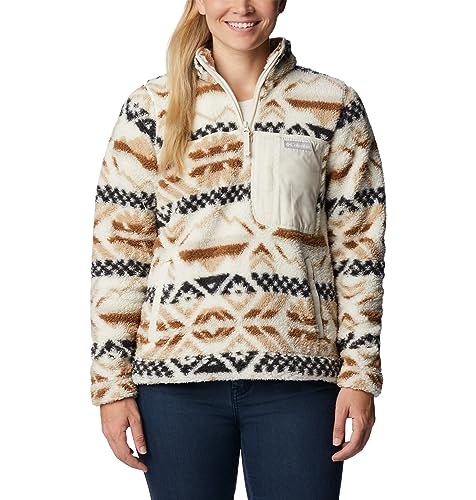 Columbia Damski sweter polarowy z zamkiem 1/4, kredowy szpic, kredowy, XS