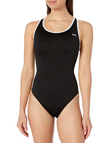 TYR Damski kostium kąpielowy Hexa Maxfit Blk/Wht 36