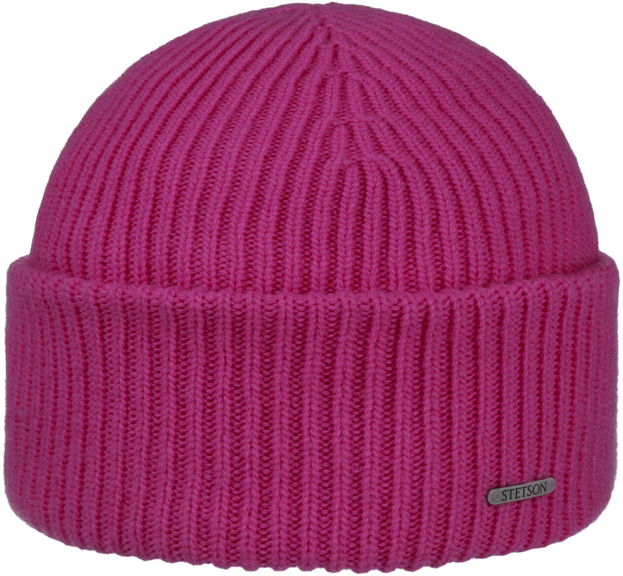 Czapka Wełniana Classic Uni by Stetson, intensywny róż, One Size