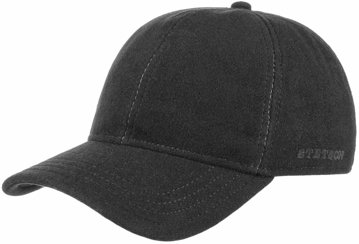 Czapka Vaby z Nausznikami by Stetson, czarny, S (54-55 cm)