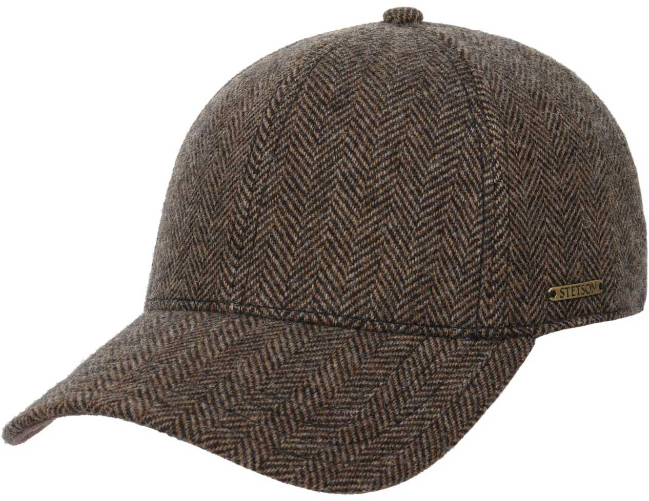 Czapka Plano Wool by Stetson, brązowy, XL (60-61 cm)