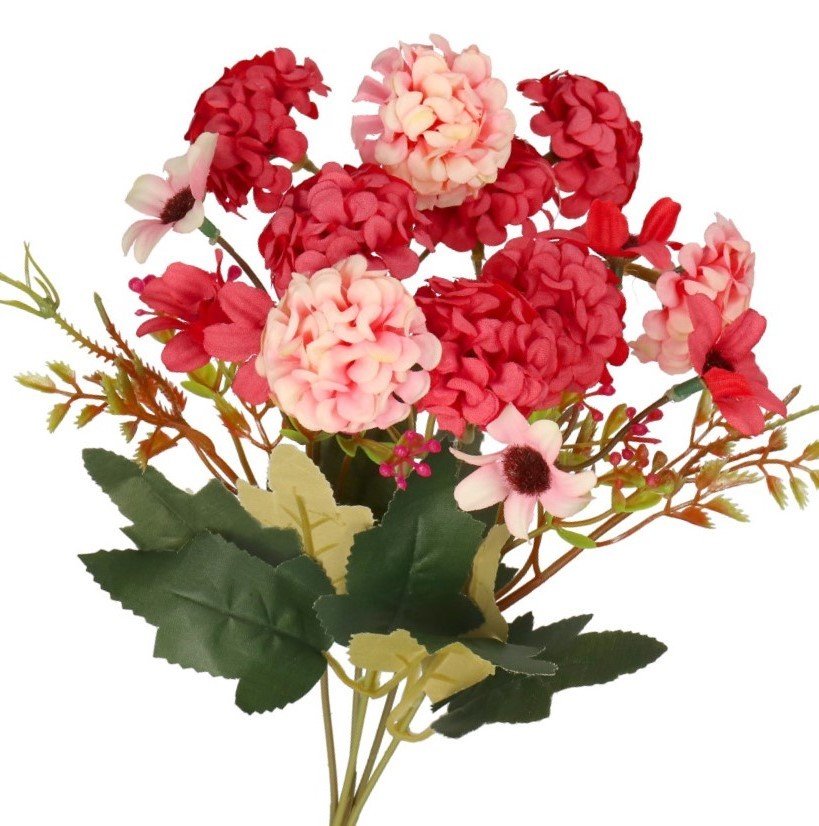 SZTUCZNE KWIATY ROŚLINY GAŁĄZKI HORTENSJA BUKIET
