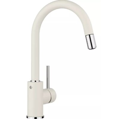 Bateria stojąca BLANCO Mida-S Silgranit-Look Delikatny biały 526968