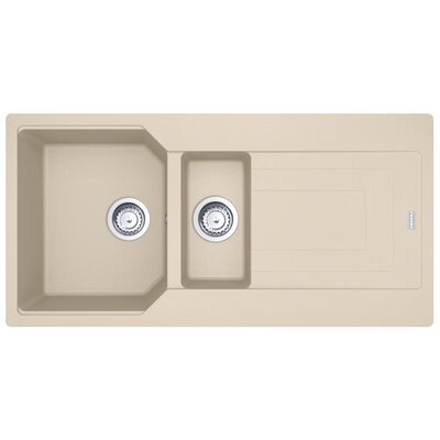 Franke Urban UBG 651-100 GSC Zlewozmywak granitowy półtorakomorowy 100x50 cm beżowy 114.0687.304