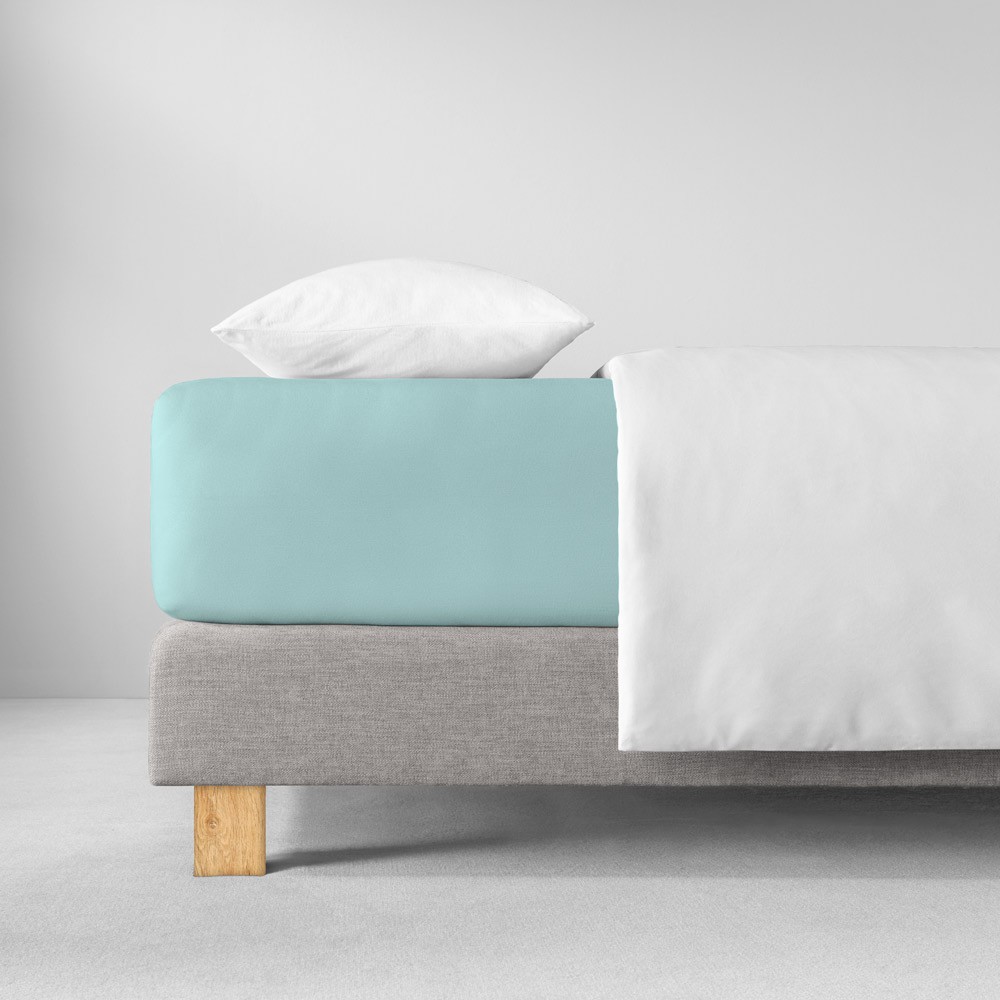 Prześcieradło Z Gumką Jersey 640 : Kolor - 640/azur, Wymiary - 100/220