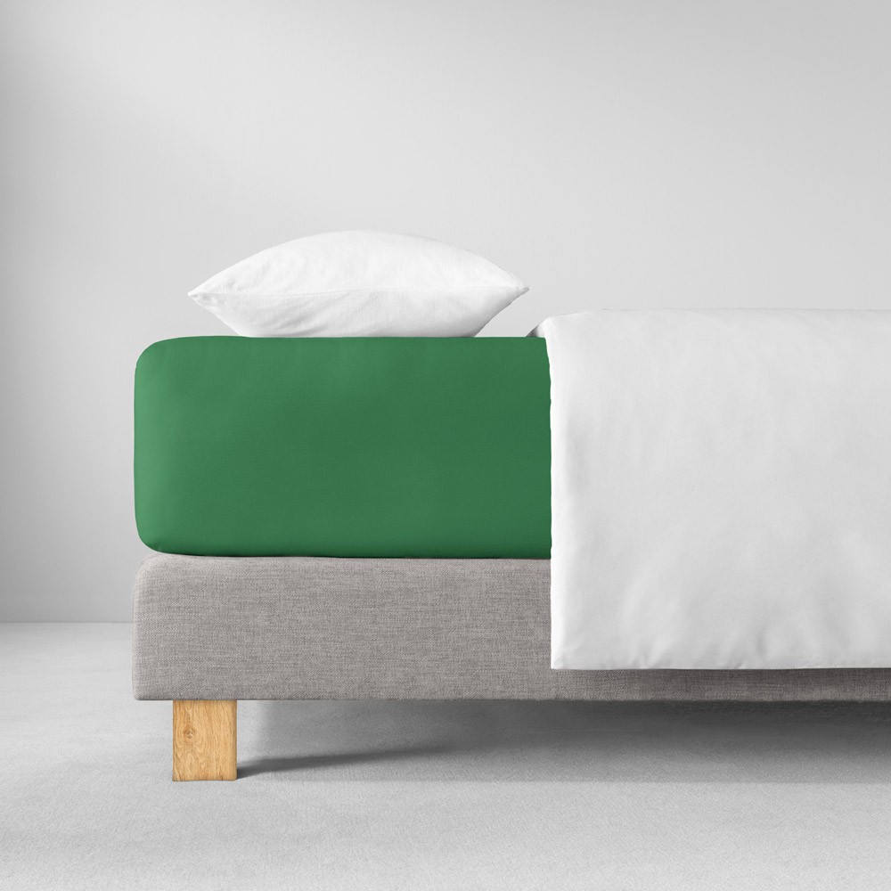 Prześcieradło Z Gumką Zwirn-Jersey 525 : Kolor - 525/gras, Wymiary - 150/200