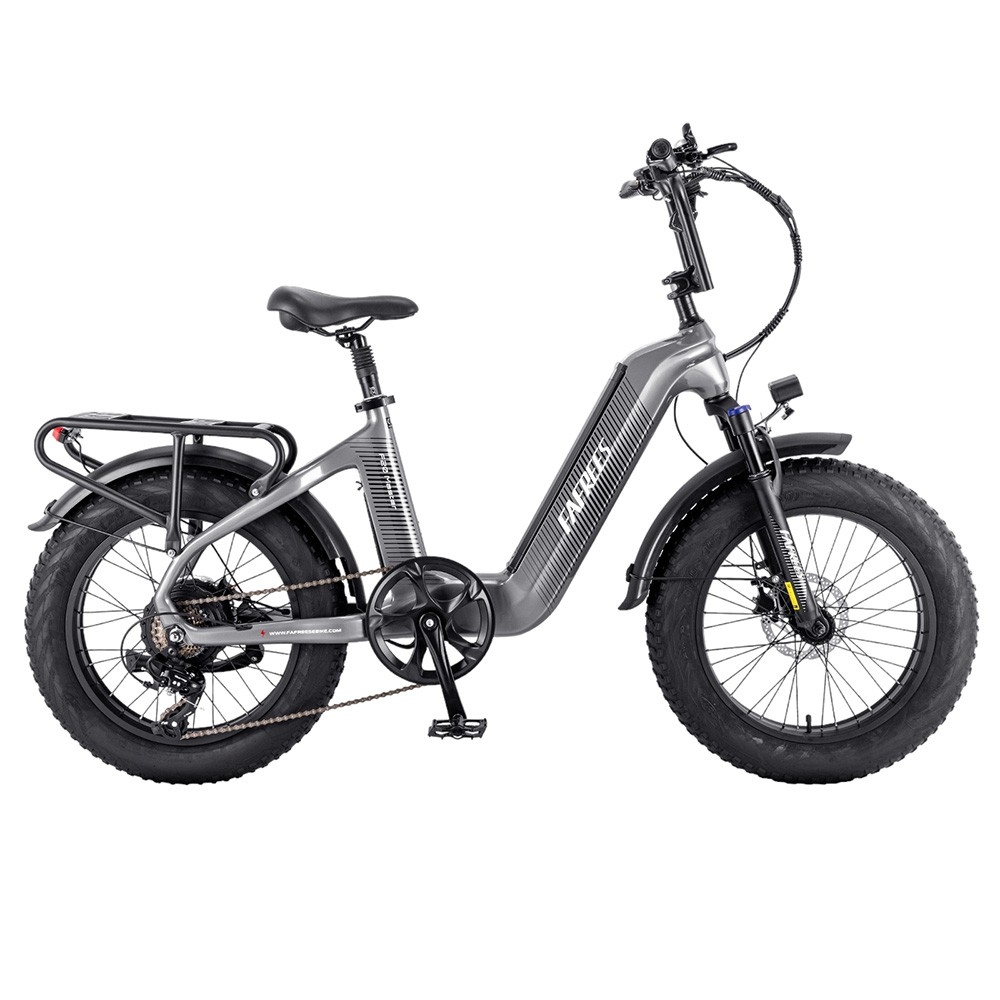 FAFREES F20 Master E-bike 20*4.0 inch Air Tire 500W Rear Drive 25km/h Max Speed 48V 22.5Ah Battery 140-160km Range -Grey