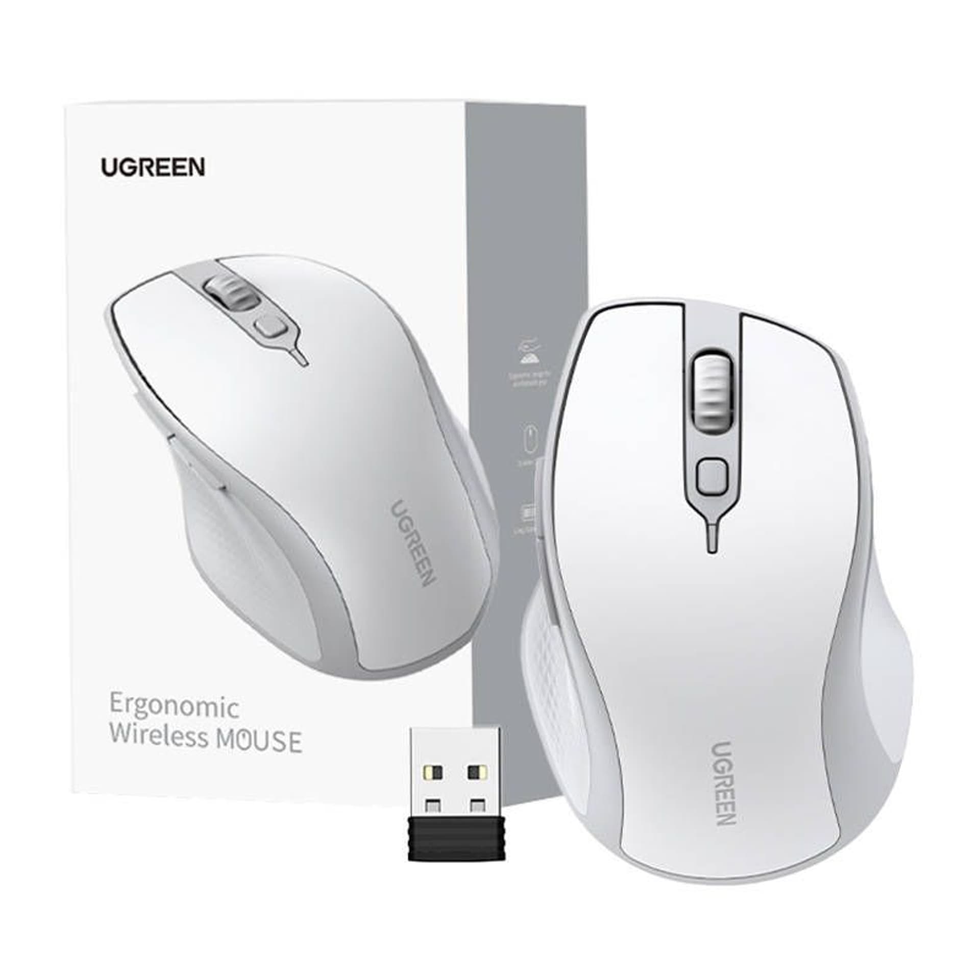 UGREEN MU101 2.4G (Biała)