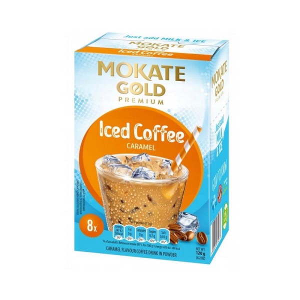 Mokate Kawa Iced Coffee Caramel 120g (15gx8) SMOC.4150