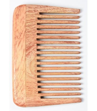 SOIL AND EARTH Grzebień do włosów z drzewa Neem, rozmiar A (najmniejszy) - Soil & Earth 8906054670836