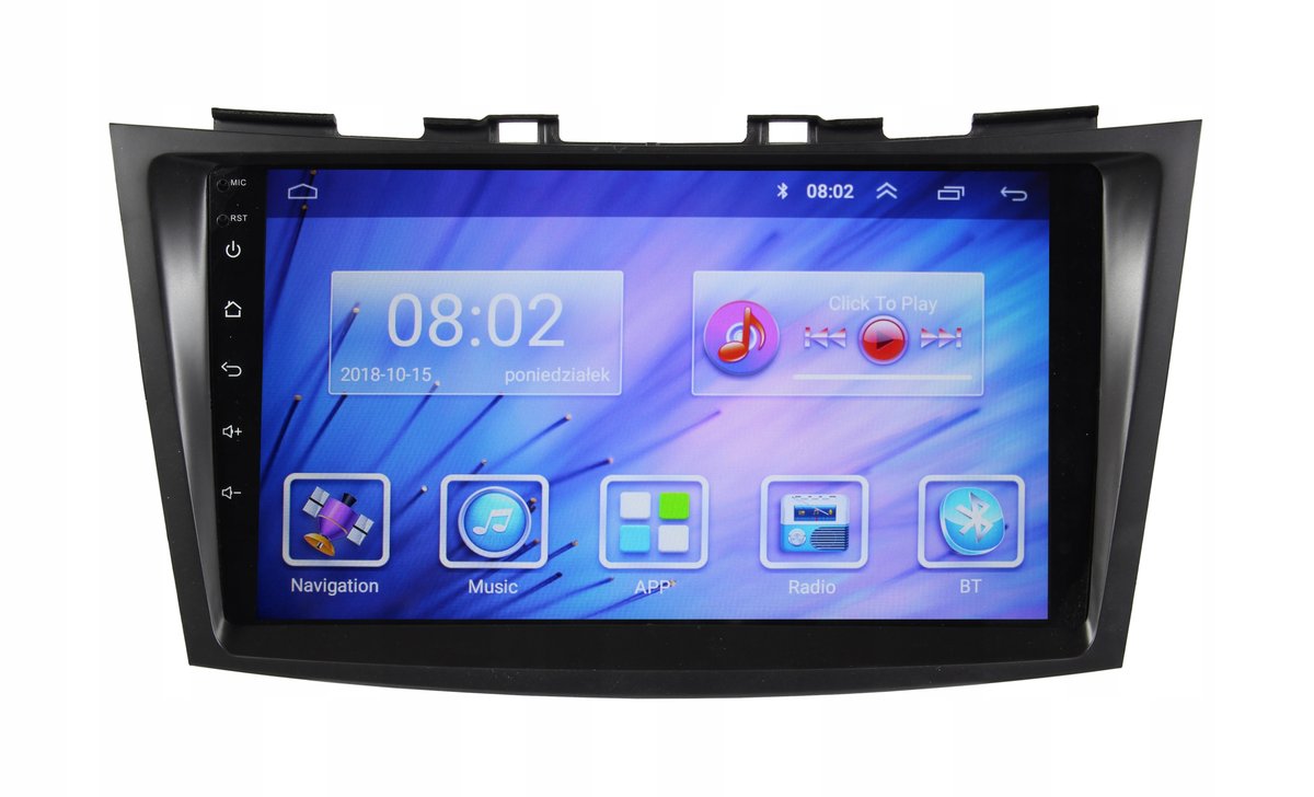 Zdjęcia - Nawigacja GPS Swift RADIO  SUZUKI  -2017 ANDROID  2010