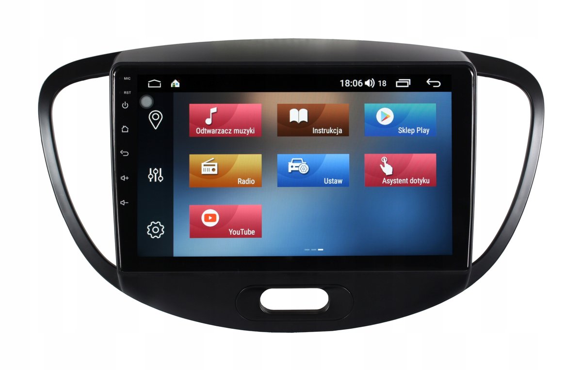 RADIO NAWIGACJA GPS HYUNDAI I10 I 2007-13 ANDROID