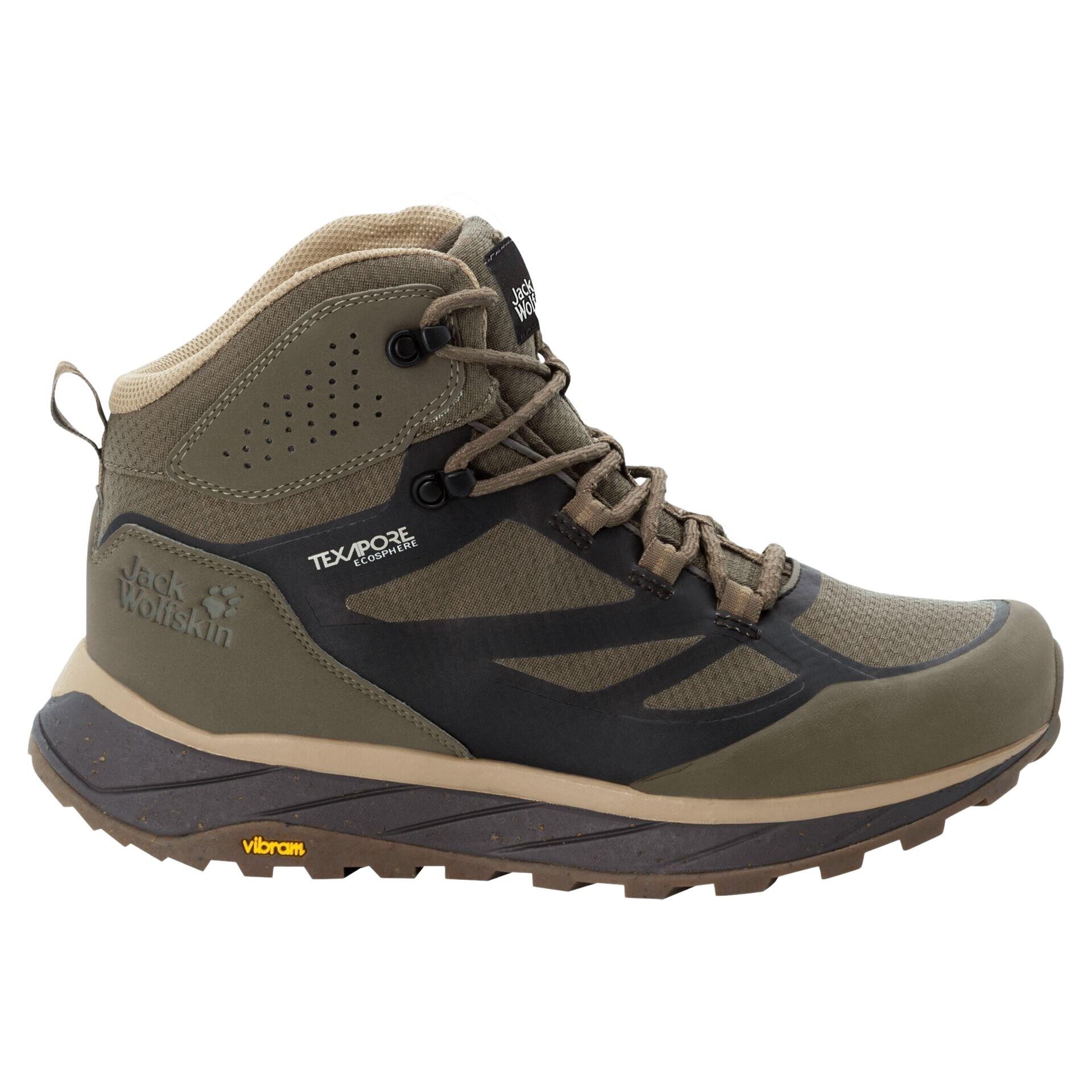 Jack Wolfskin Terraventure Texapore Mid Shoes Men, brązowy UK 7,5 | EU 41 2022 Trapery turystyczne 4051521-5347-075