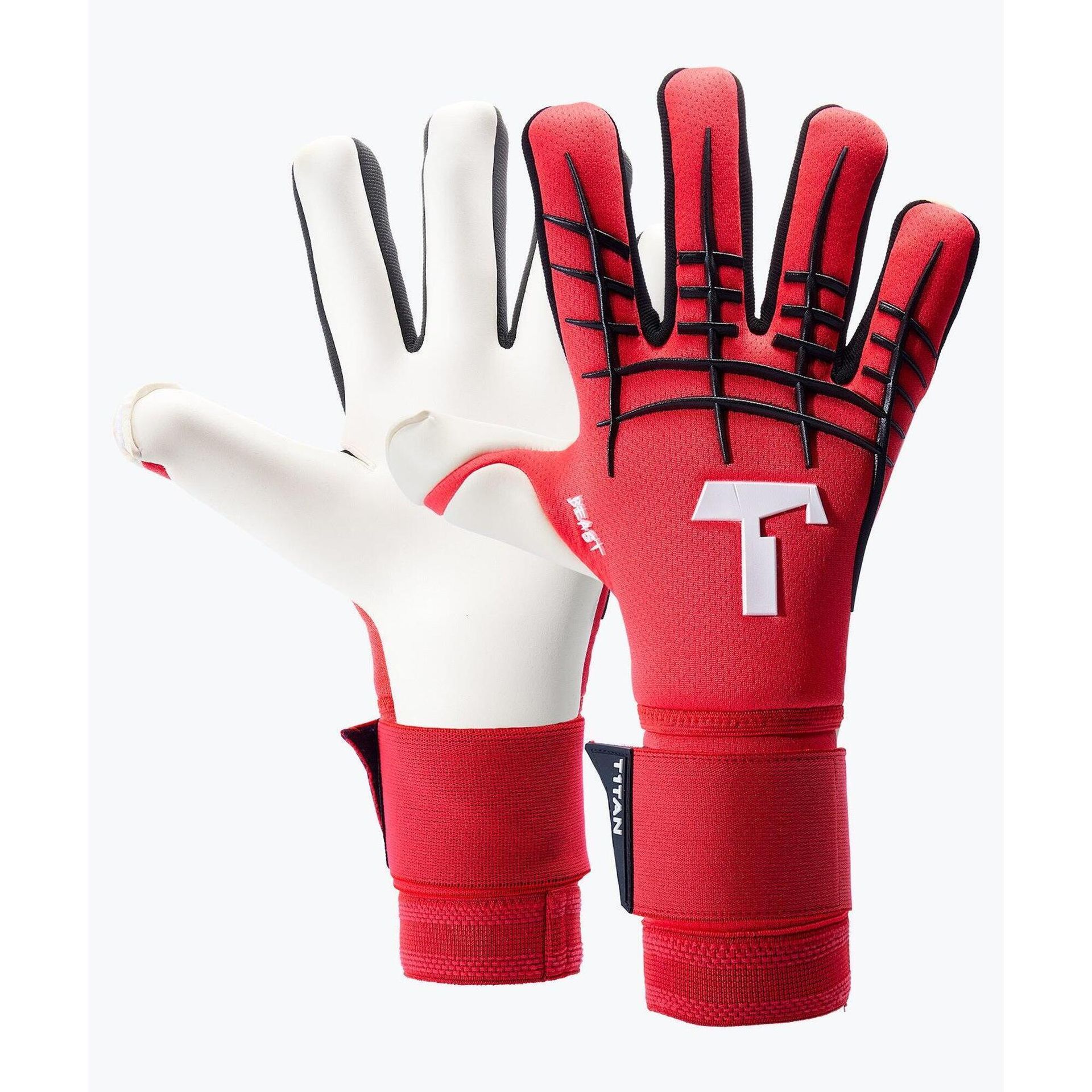 Rękawice bramkarskie T1TAN Red Beast 3.0 FP red