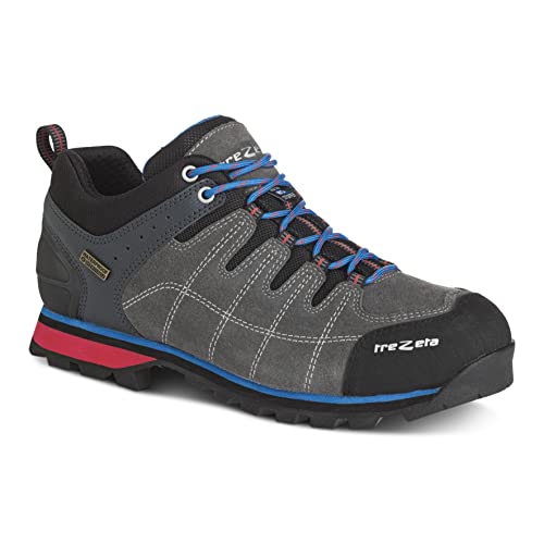 TREZETA Męskie buty trekkingowe Hurricane Evo Low Wp, Szary czerwony, 40.5 EU