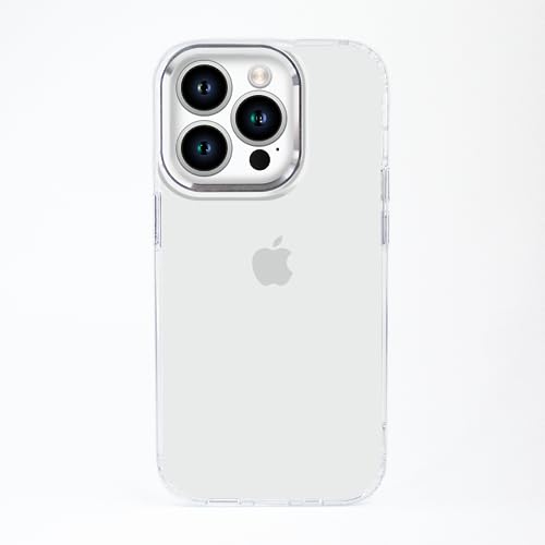 Przezroczyste etui na telefon Babaco Ultra Hybrid z SILVER Metalowa Rama Dla iPhone'a 13 PRO
