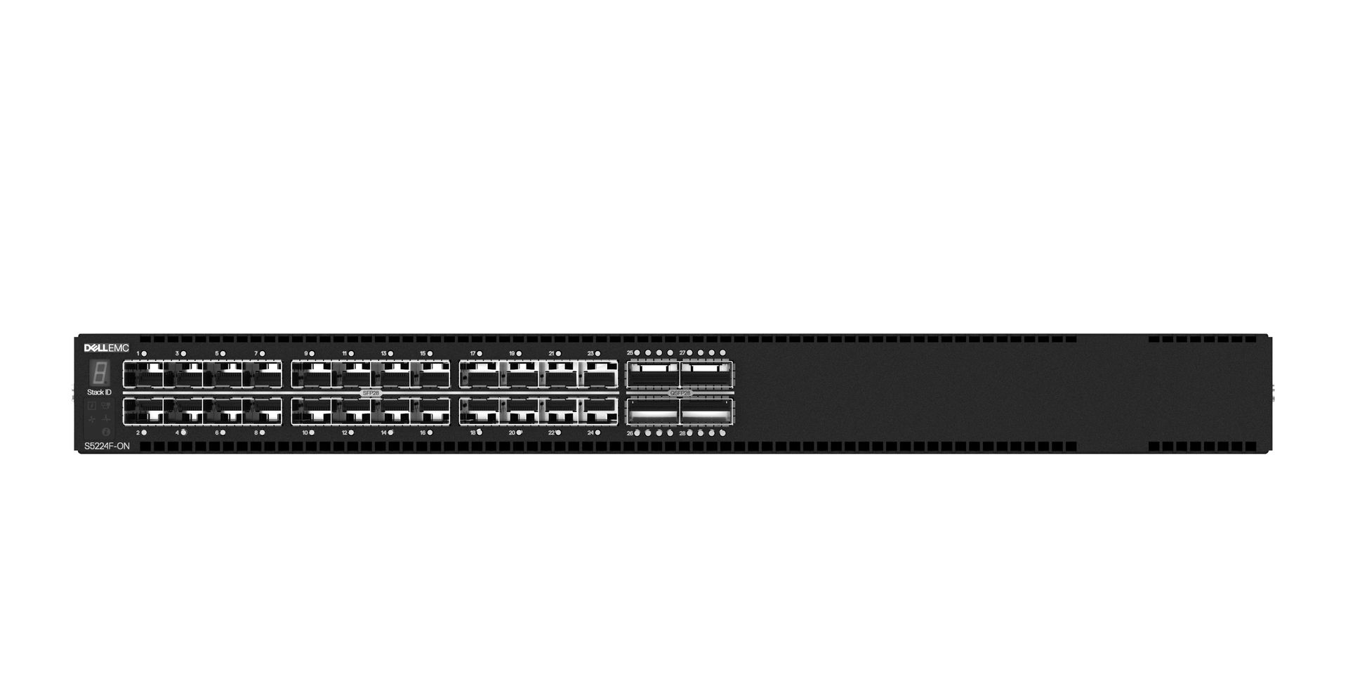 DELL S-Series S5224F-ON Zarządzany L2/L3 Żaden 1U Czarny