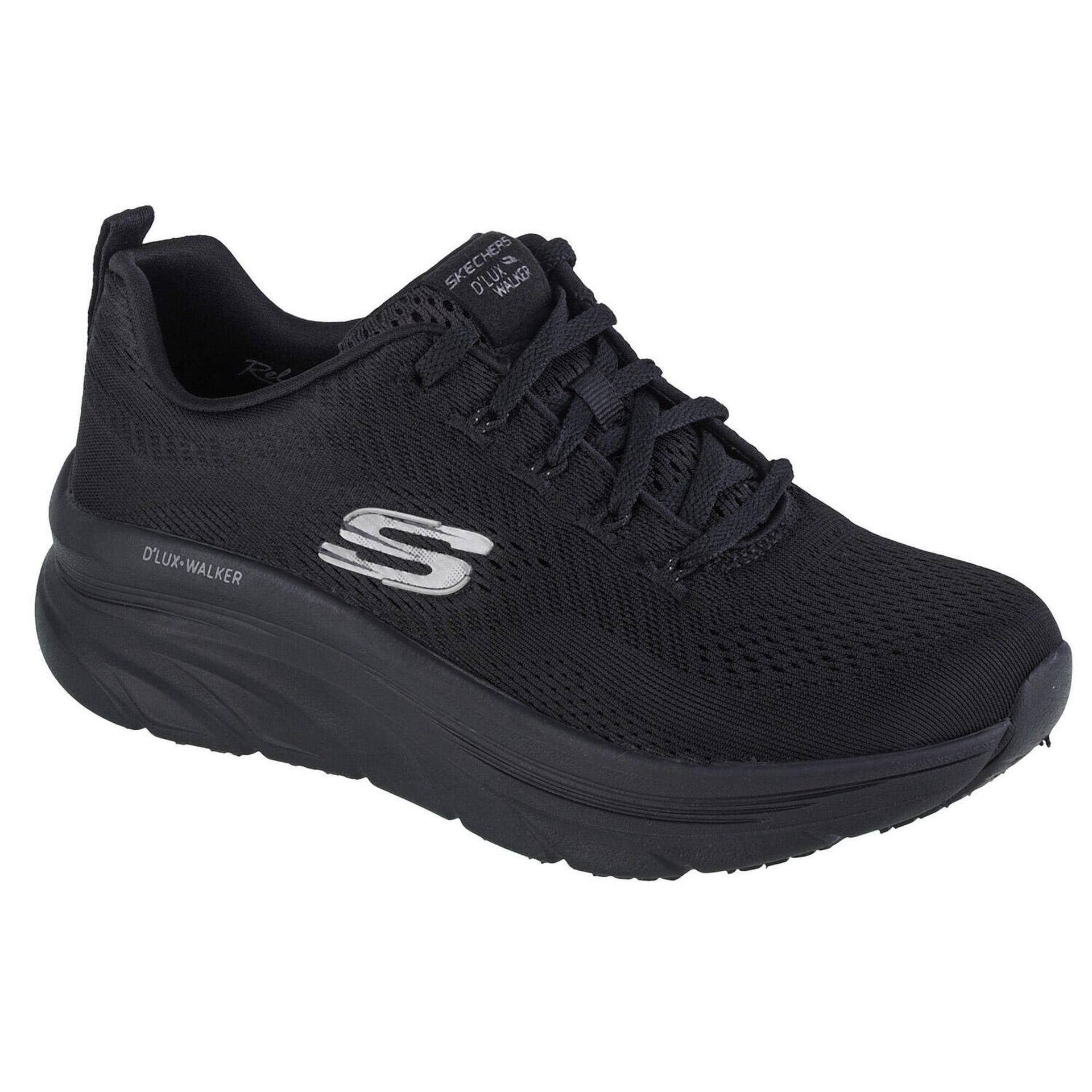 Skechers Damskie trampki D'LUX Walker, czarne, 3 UK