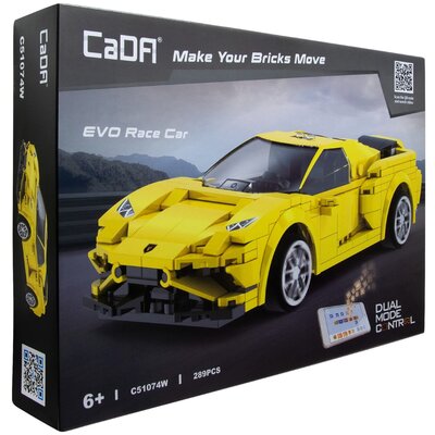 Klocki plastikowe CADA Make Your Bricks Move Samochód wyścigowy Zdalnie sterowany C51074W