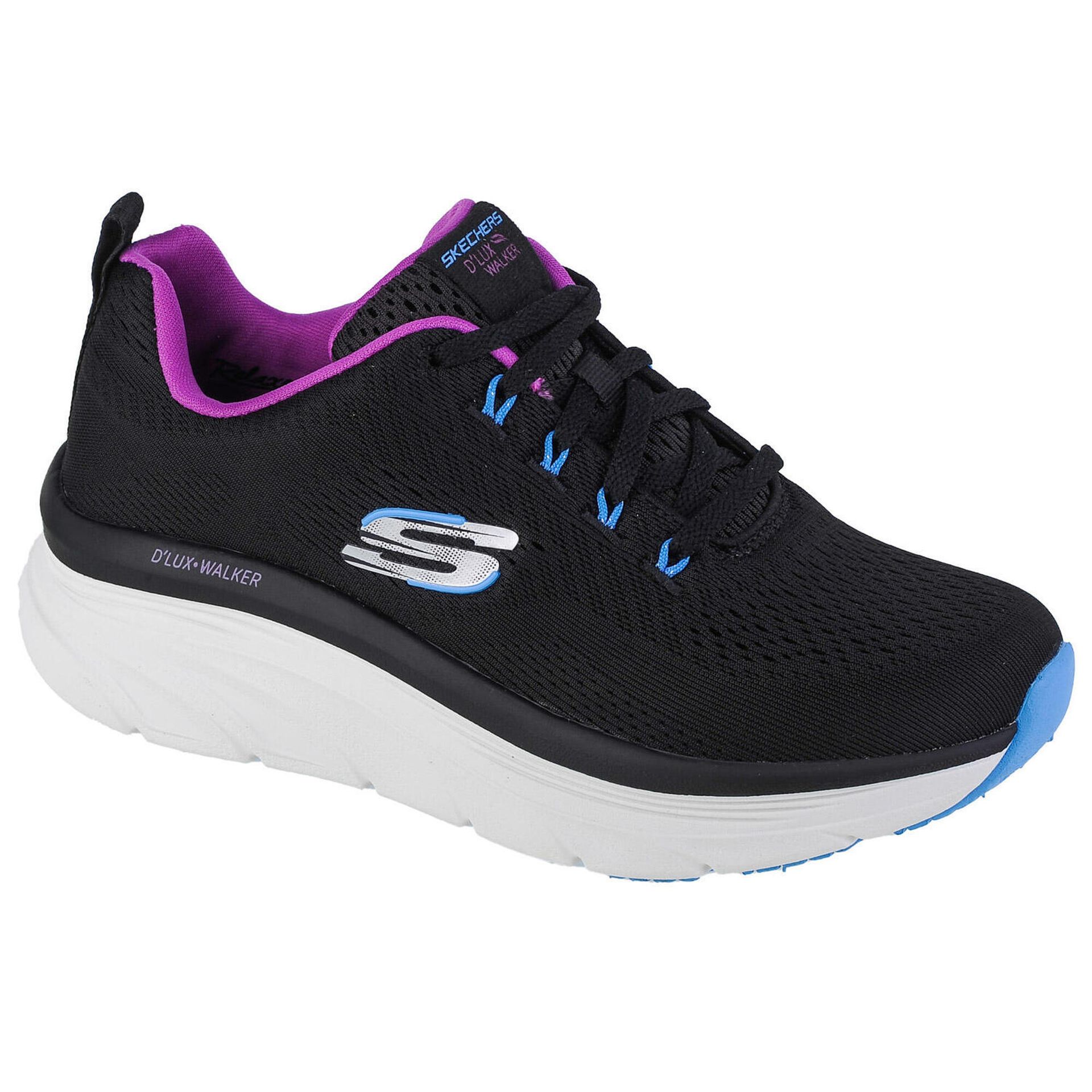 Skechers Damskie trampki D'LUX Walker, czarne, 7 UK
