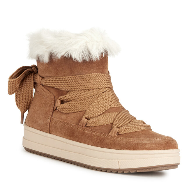 Kozaki Geox J Rebecca Girl Wpf J36CVA 00022 C6627 M Whisky