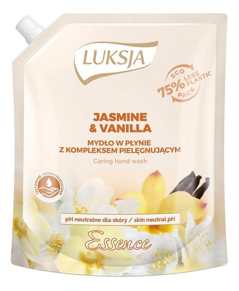 Luksja Essence Mydło w płynie do rąk Jasmine & vanilla zapas 900 ml