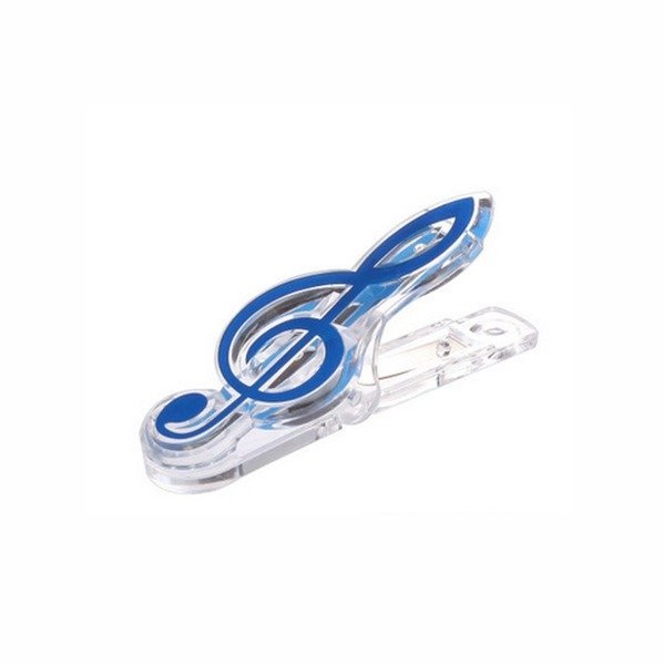 Klips Do Papieru Clip Clef Klucz Niebieski