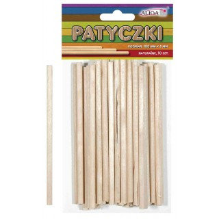 Patyczki 0128 Bezbarwne Op. 50Szt. 100X4Mm